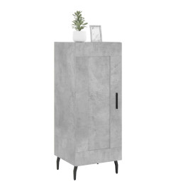 Buffet Gris béton 34,5x34x90 cm Bois d'ingénierie