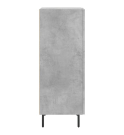 Buffet Gris béton 34,5x34x90 cm Bois d'ingénierie
