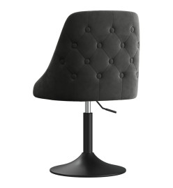 Tabouret de bar Gris foncé Velours