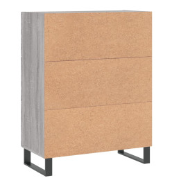 Buffet sonoma gris 69,5x34x90 cm bois d'ingénierie