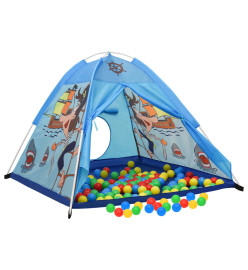 Tente de jeu pour enfants Bleu 120x120x90 cm