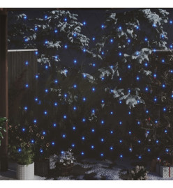 Filet lumineux bleu de Noël 3x2 m 204 LED Intérieur/extérieur