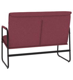 Banc Rouge bordeaux 100x64x80 cm Tissu