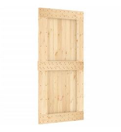 Porte 95x210 cm bois massif de pin