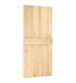 Porte 95x210 cm bois massif de pin