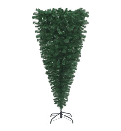 Sapin de Noël artificiel renversé avec support Vert 150 cm