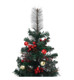 Sapins de Noël artificiels d'allée 2 pcs 76 cm PVC