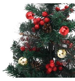 Sapins de Noël artificiels d'allée 2 pcs 76 cm PVC