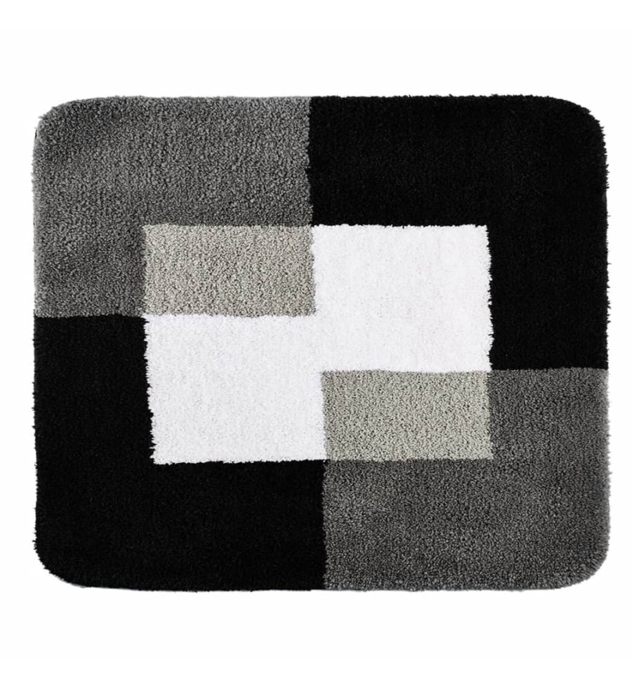 RIDDER Tapis de salle de bains Coins 55 x 50 cm Gris 7103807