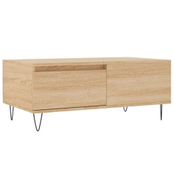 Table basse Chêne sonoma 90x50x36,5 cm Bois d'ingénierie