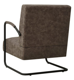 Fauteuil Marron foncé Similicuir