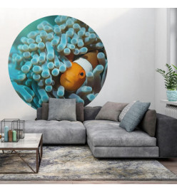 WallArt Papier peint cercle Nemo the Anemonefish 190 cm