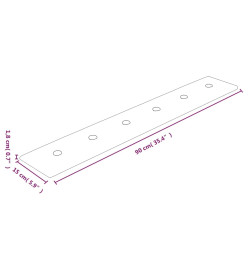 Panneaux muraux 12 pcs Cappuccino 90x15 cm Similicuir 1,62 m²