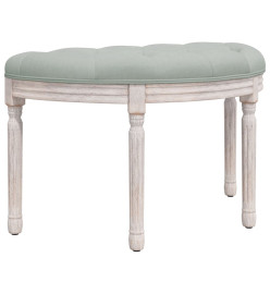 Banc Gris clair 81,5x41x49 cm Velours