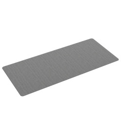 Tapis de couloir gris 80x180 cm