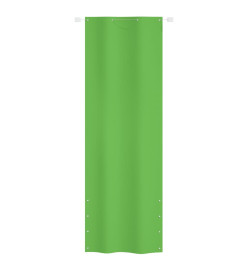 Écran de balcon Vert clair 80x240 cm Tissu Oxford