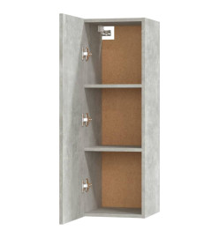 Ensemble de meubles TV 5 pcs Gris béton Bois d'ingénierie