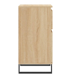 Buffets 2 pcs chêne sonoma 40x35x70 cm bois d'ingénierie