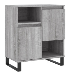 Buffets 2 pcs sonoma gris bois d'ingénierie