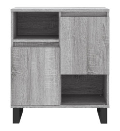 Buffets 2 pcs sonoma gris bois d'ingénierie