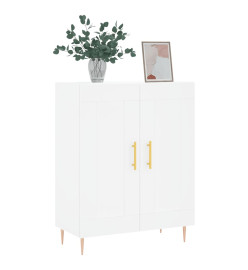 Buffet blanc 69,5x34x90 cm bois d'ingénierie