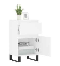 Buffets 2 pcs blanc 40x35x70 cm bois d’ingénierie