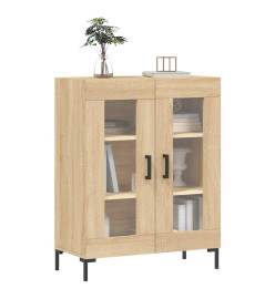 Buffet chêne sonoma 69,5x34x90 cm bois d'ingénierie