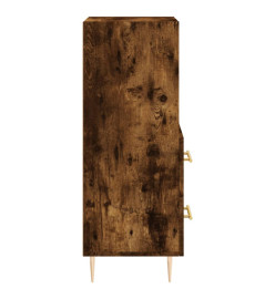 Buffet Chêne fumé 34,5x34x90 cm Bois d'ingénierie
