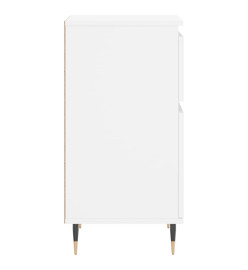Buffets 2 pcs blanc 40x35x70 cm bois d’ingénierie