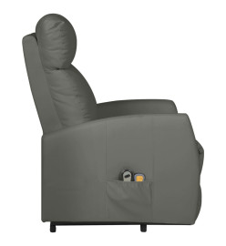 Fauteuil de massage Gris Similicuir