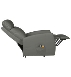 Fauteuil de massage Gris Similicuir