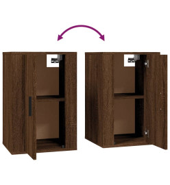 Ensemble de meubles TV 2 pcs Chêne marron Bois d'ingénierie