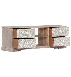 Meuble TV 120x30x40 cm Bois d'acacia massif