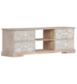 Meuble TV 120x30x40 cm Bois d'acacia massif