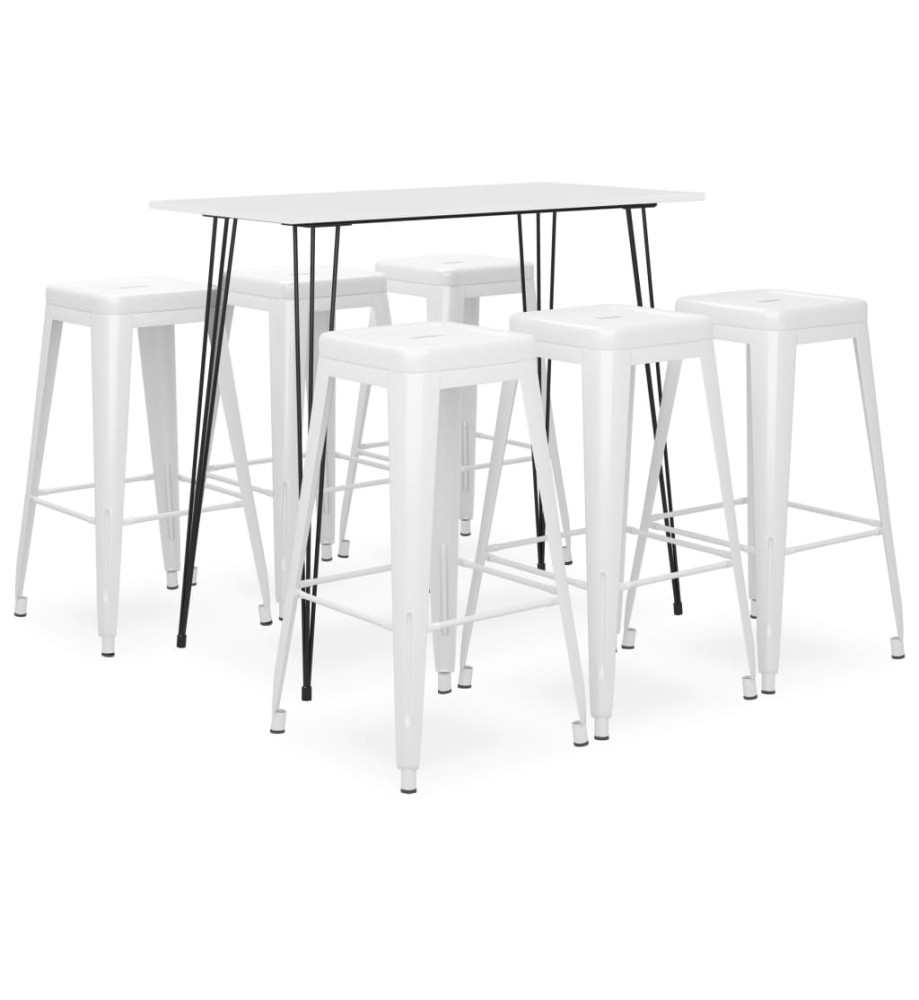 Ensemble de bar 7 pcs Blanc