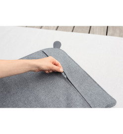 Medisana Coussin de dossier chauffant d'extérieur OL 750 Gris