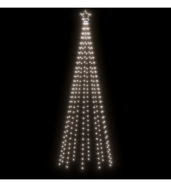 Arbre de Noël cône 310 LED Blanc froid 100x300 cm