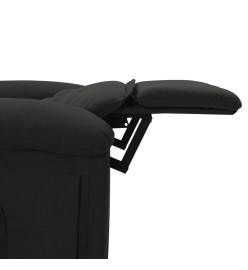 Fauteuil de massage Noir Tissu