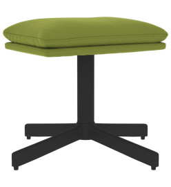 Repose-pied Vert clair 60x60x36 cm Velours