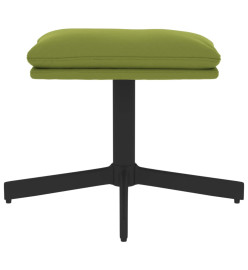 Repose-pied Vert clair 60x60x36 cm Velours