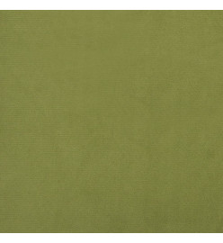 Repose-pied Vert clair 60x60x36 cm Velours