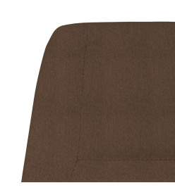 Chaise de relaxation Marron Tissu