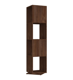 Armoire rotative Chêne marron 34,5x34,5x147,5 cm Aggloméré