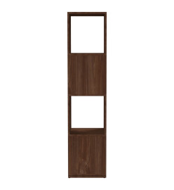 Armoire rotative Chêne marron 34,5x34,5x147,5 cm Aggloméré