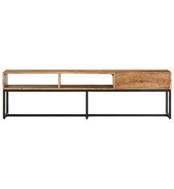 Meuble TV 160x30x45 cm Bois d'acacia massif