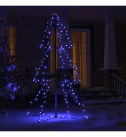 Arbre de Noël cône 160 LED d'intérieur/d'extérieur 78x120 cm