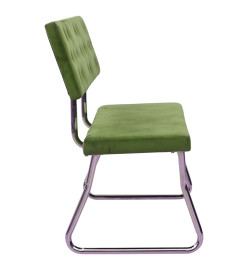 Banc 110 cm Vert clair Velours