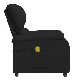 Fauteuil de massage Noir Tissu