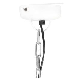 Lampe suspendue industrielle 25 W Blanc Rond Manguier 32 cm E27