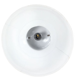 Lampe suspendue industrielle 25 W Blanc Rond Manguier 32 cm E27